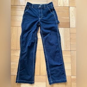 Aritzia TNA carpenter pant with contrast stitch